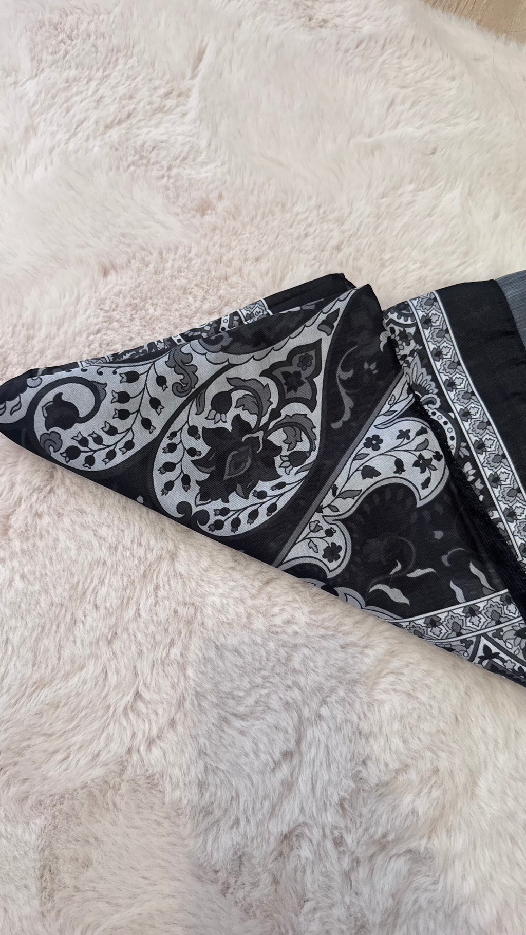 Hijab Noir/Blanc