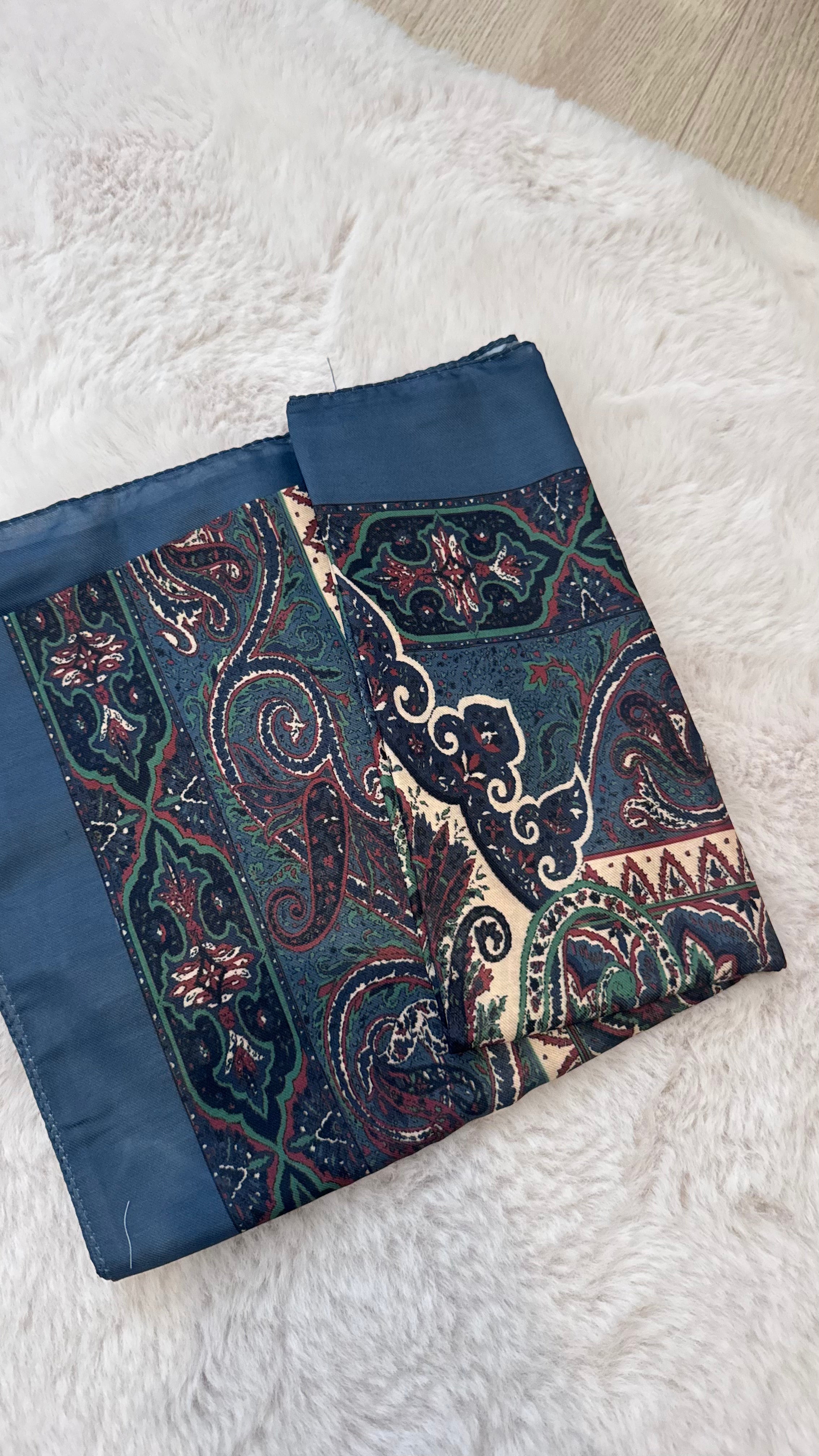 Hijab Vert/Beige